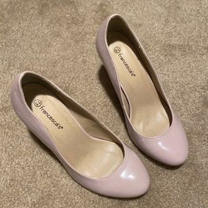Francescas blush heels